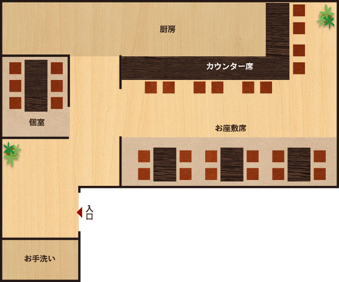 店内見取り図